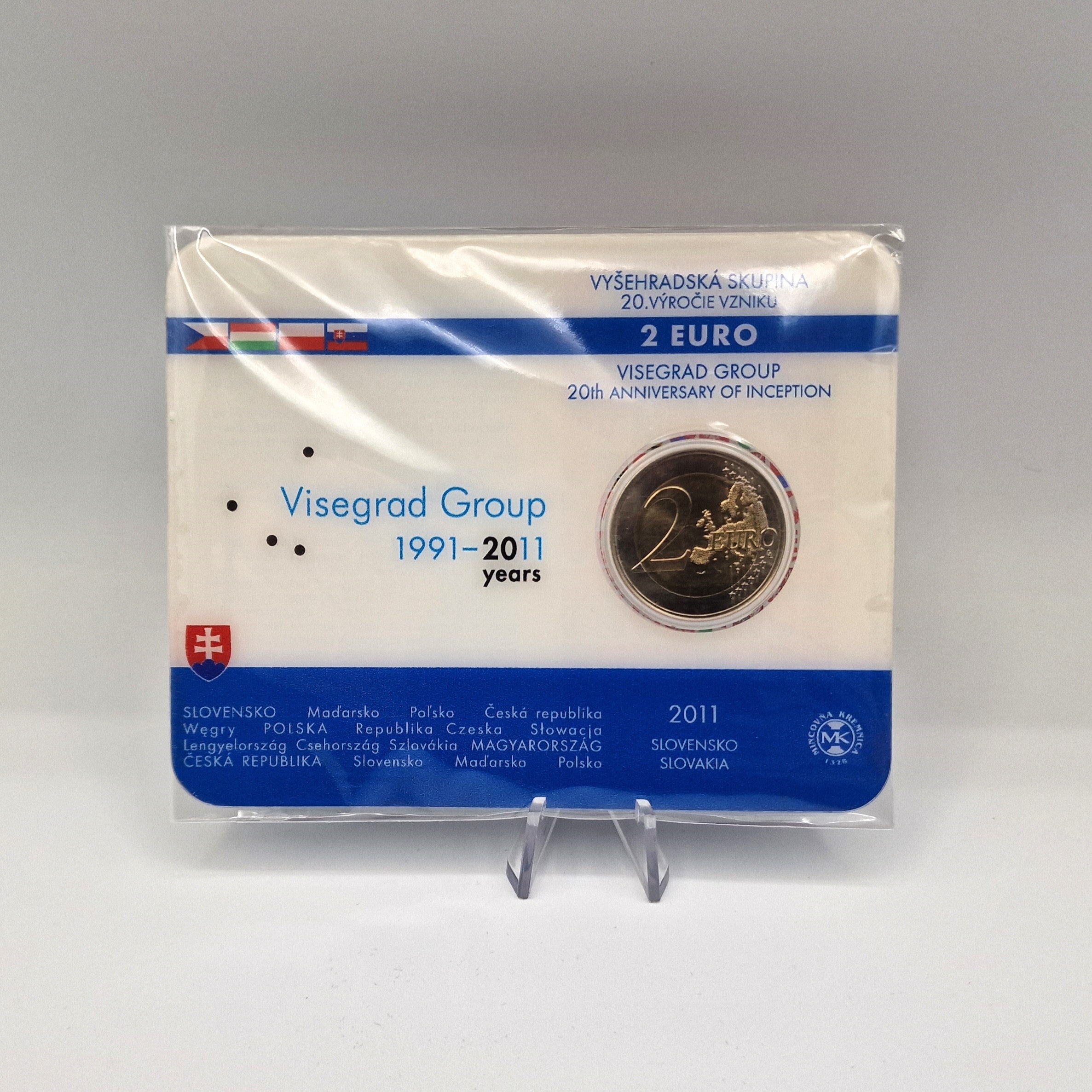 2011 Visegrad - 2€ Slovakia Coincard